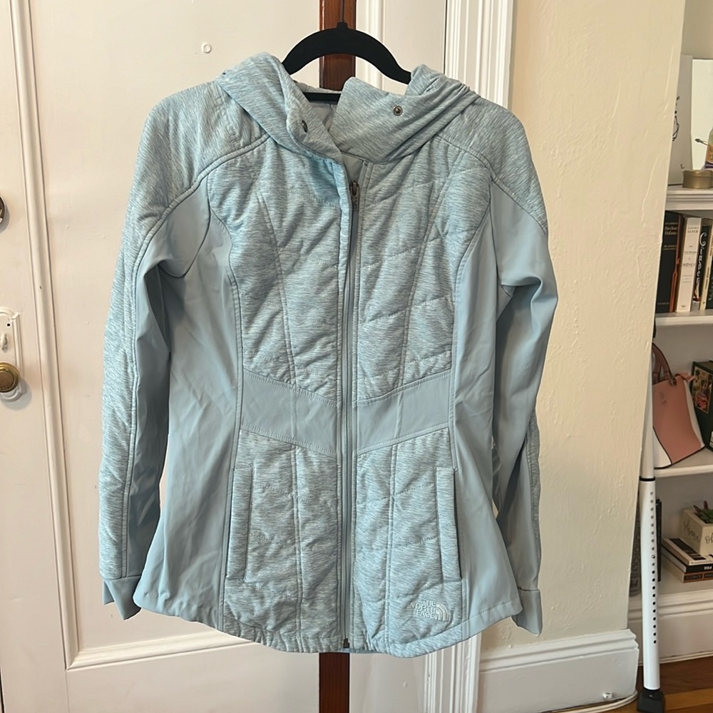 Light Blue North Face Jacket